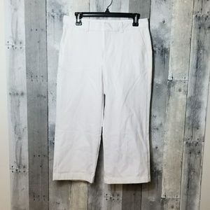 NWT Kate Spade Broome Street White Denim Coulette